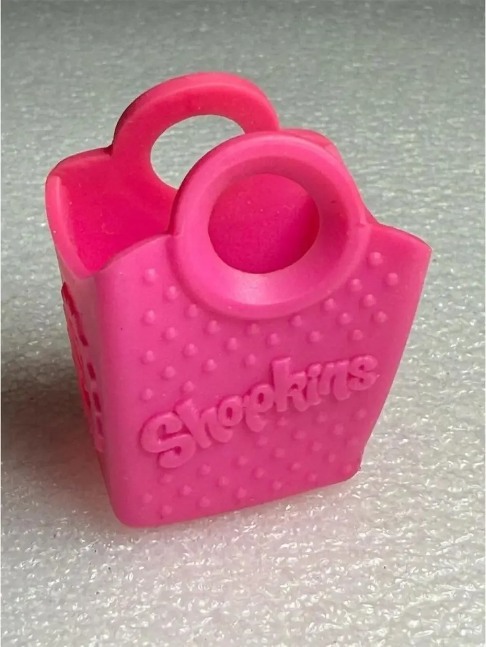 Shopkins Pink Grocery Shopping Bag Tote Moose Toys Mini Accessory Collectible